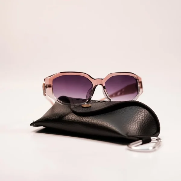 Crystal-Accent Geometric Novora Sunglasses for Women