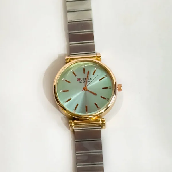 CURREN (Two-Tone Silver & Rose Gold Analog Watch)