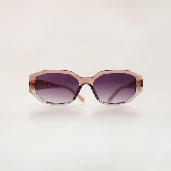 Crystal-Accent Geometric Novora Sunglasses for Women
