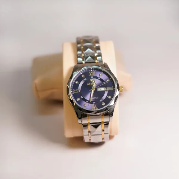 02 BINBOND Men’s Luxury Diamond Quartz Watch