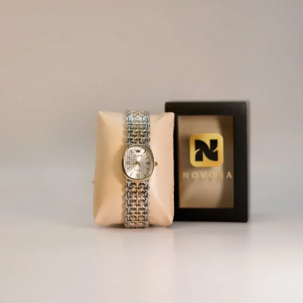 OLEVS (Vintage-Style Ladies Gold & Silver Bracelet Watch)