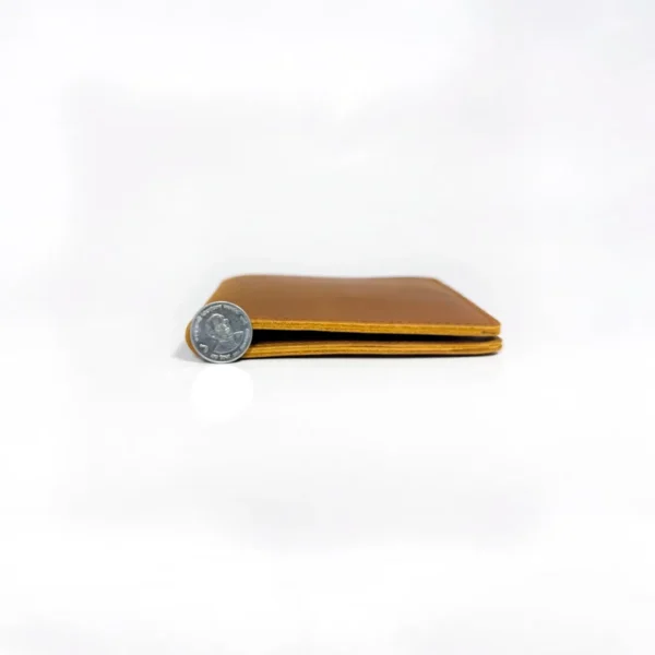 The Artisan Crazy Horse Genuine Leather Bifold Imported Wallet Brown