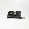 Clubmaster RB3016 Classic Black in Black Glass Lenses