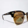 Clubmaster Tortoise RB3016 Classic in Glass Lenses Brown