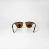 Clubmaster Tortoise RB3016 Classic in Glass Lenses Brown