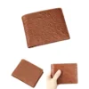 The Maverick Brown Genuine Leather Unique Embossed Flower Pattern Style Imported Wallet Brown