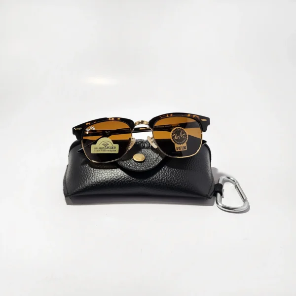 Clubmaster Tortoise RB3016 Classic in Glass Lenses Brown