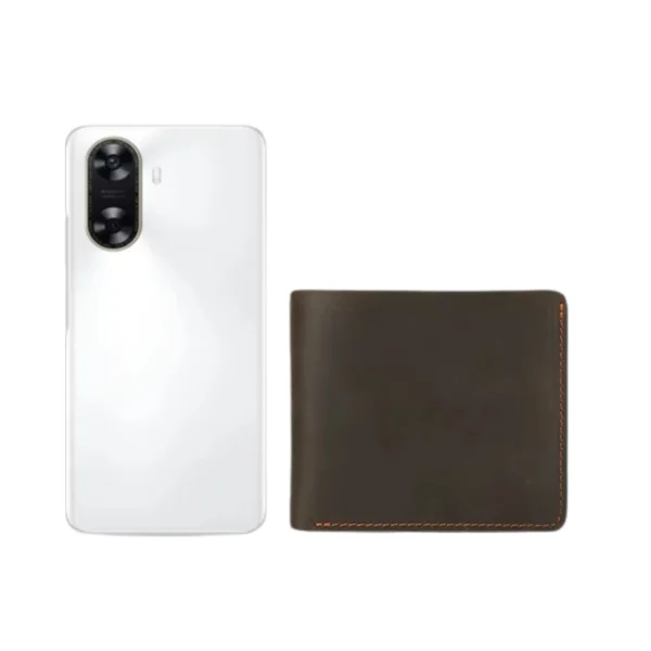 The Artisan Crazy Horse Genuine Leather Bifold Imported Wallet Coffee