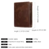 The Diplomat Investment-Grade Genuine Oil Cowhide Leather RFID Security Built-In Men's Imported Wallet