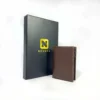 The Meridian Pop-Up Trifold | RFID-Blocking Microfiber Wallet Chocolate