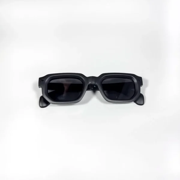 Retro Designer Square TAC Polarized Fishing Driving UV400 Shades Full Black For Her