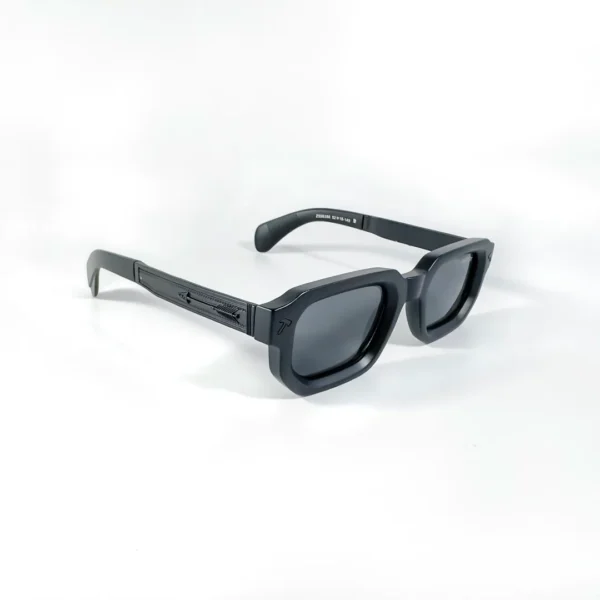 Retro Designer Square TAC Polarized Fishing Driving UV400 Shades Full Black For Her