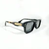 Trendy Designer Square TAC Polarized Fishing UV400 Sunglasses Black& Gold