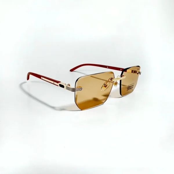 Frameless Sunglasses Color Changing Glasses Photochromic UV Protection