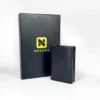 The Meridian Pop-Up Trifold | RFID-Blocking Microfiber Wallet Carbon Fiber