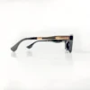 Trendy Designer Square TAC Polarized Fishing UV400 Sunglasses Black& Gold