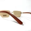 Frameless Sunglasses Color Changing Glasses Photochromic UV Protection