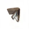 The Classic Utility Bifold Premium Genuine Cowhide Leather Secure Snap Closure Wallet  (Grey)