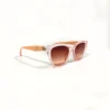 Transparent Pink Cat's eye Sunglasses for Women