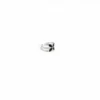 Women Open-End Ring Oil Drop Design Stylish Stainless Steel Zircon