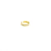 Open-End Ring for Women 18k Gold Plated Stainless Steel Oil Drop Stylish Design