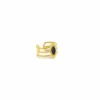 Open-End Ring for Women 18k Gold Plated Stainless Steel Oil Drop Stylish Design