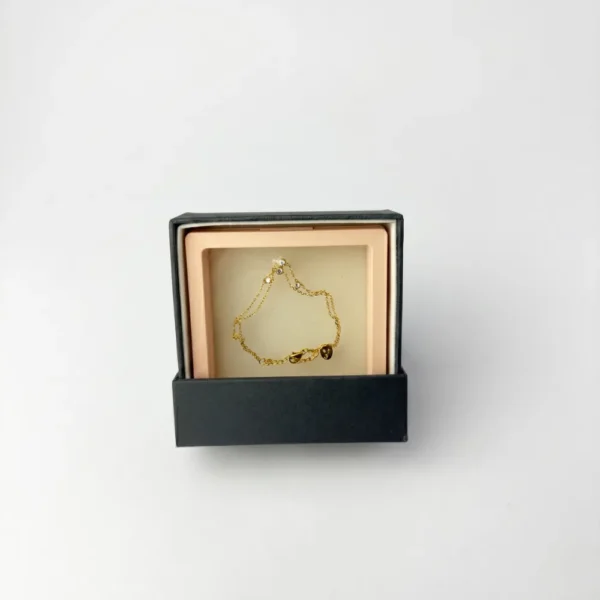 Ivanda 14K Gold Plated Double-Layer Bracelet