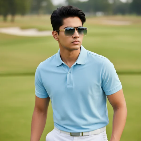 Retro Designer Square Metal Frame UV400 Protection Shades Sun Glasses Sunglasses for Men