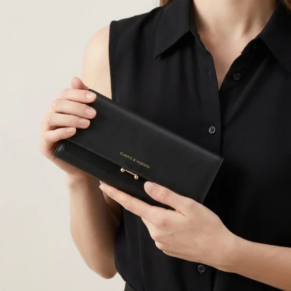 Classic & Modern Women's Large Capacity PU Leather Wallet