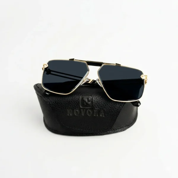 Retro Designer Square Metal Frame UV400 Protection Shades Sun Glasses Sunglasses for Men