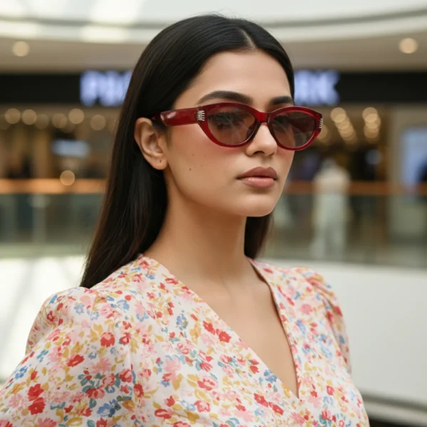 Colorful Luxury Design Cat Eye Ladies Women Polarized Fashion Sunglasses