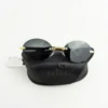 Luxury Design Rimless Oval Women's Sunglasses Decoration UV Protection