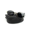 Vintage Small Oval CP Frame Gold Retro Metal Durable Women Sunglasses