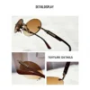 Luxury Design Rimless Oval Women's Sunglasses Decoration UV Protection