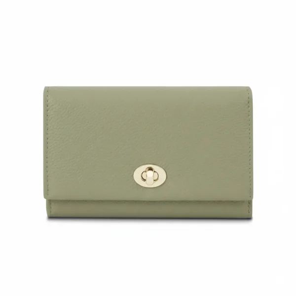 Chic & Compact: Women’s Premium PU Leather Minimalist Wallet - Forest Green