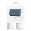 Short Women's Premium PU Leather Wallet Internet Celebrity Style Fashion Open Closure Polyester Lining Portable