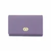 Short Women's Premium PU Leather Wallet Internet Celebrity Style Fashion Open Closure Polyester Lining Portable
