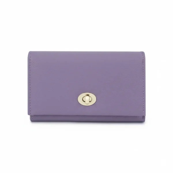 Short Women's Premium PU Leather Wallet Internet Celebrity Style Fashion Open Closure Polyester Lining Portable