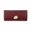 Elegant Slim Long Wallet – Premium PU Leather Purse for Women