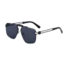 Retro Designer Square Metal Frame UV400 Protection Shades Sun Glasses Sunglasses for Men