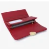 Elegant Slim Long Wallet – Premium PU Leather Purse for Women