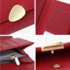 Elegant Slim Long Wallet – Premium PU Leather Purse for Women