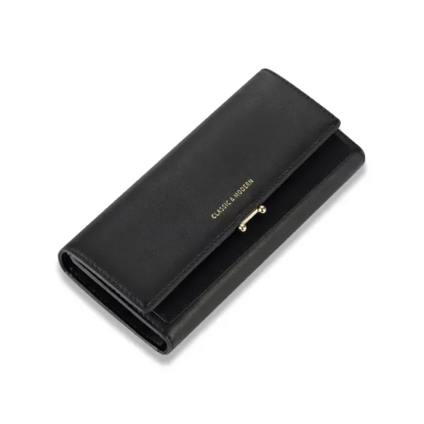 Classic & Modern Women's Large Capacity PU Leather Wallet