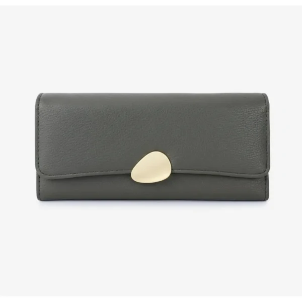 Ladies Wallet Slim Cardholder and Long Length Purse with Portable Feature New Design Pure Color for Women Western Purse