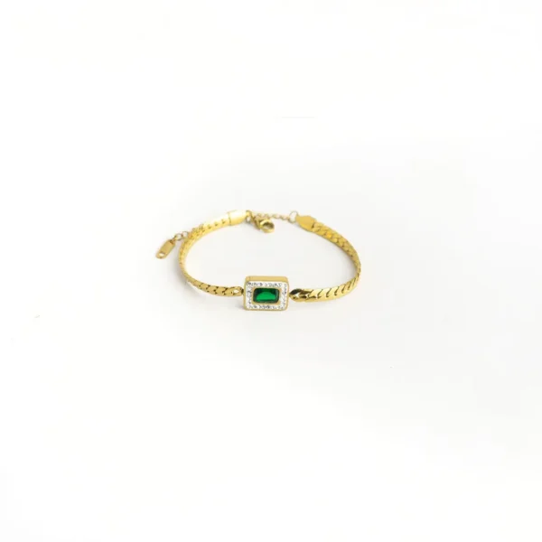 Women's Stainless Steel Jewelry Set 18K Gold plated bracelet