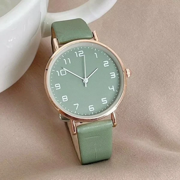 MSTAINQ MQ008 Candy Color Round Ladies Quartz Watch