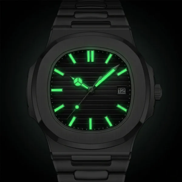 Poedagar 613 Original Stainless Quartz Men Watch Waterproof