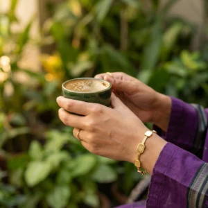 Trendy 14K Gold Plated Stainless Steel Snake Chain Bracelet