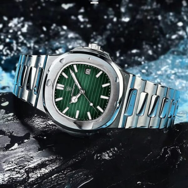 Poedagar 613 Original Stainless Quartz Men Watch Waterproof