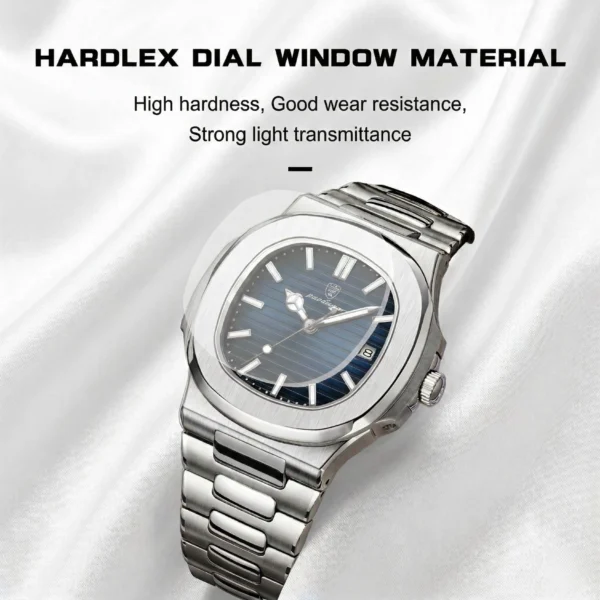 Poedagar 613 Original Stainless Quartz Men Watch Waterproof